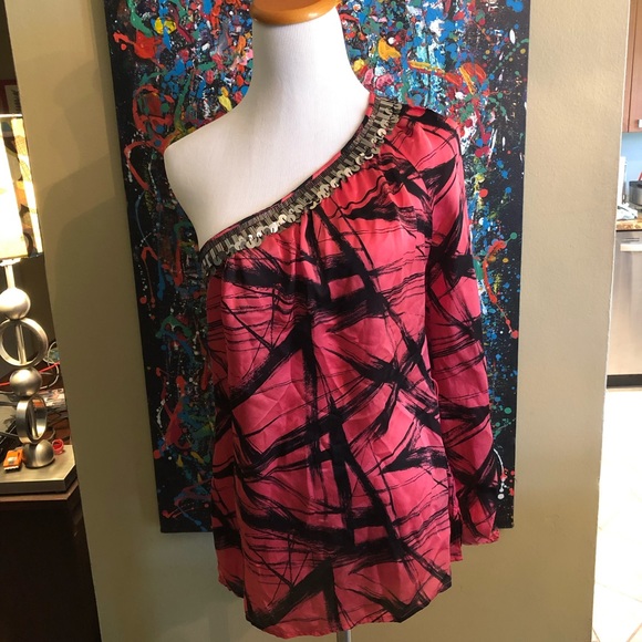 bebe Tops - Bebe one shoulder tunic top Small